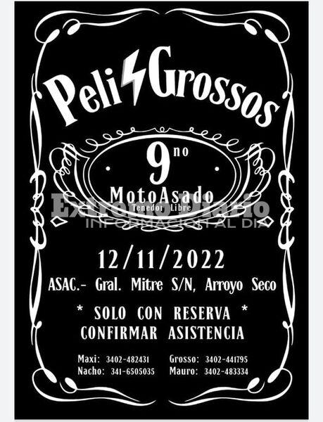 Imagen de La agrupaci&oacute;n �Peligrosos� organiza el 9&ordm; motoasado en Arroyo Seco