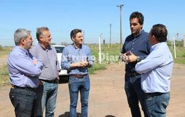 Imagen de Autoridades del Ministerio de Producci&oacute;n, Ciencia y Tecnolog&iacute;a en Arroyo Seco