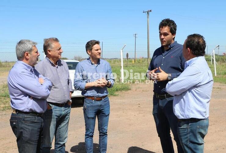 Imagen de Autoridades del Ministerio de Producción, Ciencia y Tecnología en Arroyo Seco