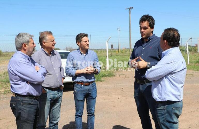 Imagen de Autoridades del Ministerio de Producción, Ciencia y Tecnología en Arroyo Seco