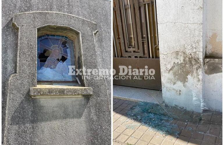 J&oacute;venes efectuaron da&ntilde;os en panteones.