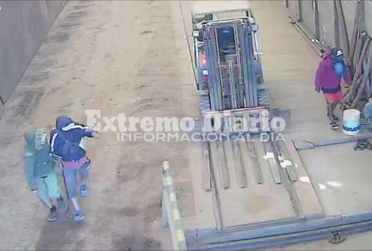 Foto: captura video de cámara de seguridad.