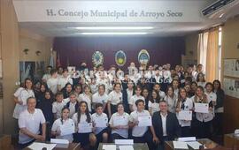 Imagen de Alumnos de 7&deg; grado de la escuela Santa Luc&iacute;a fueron concejales por un d&iacute;a