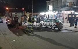 Imagen de Principio de incendio de un coche