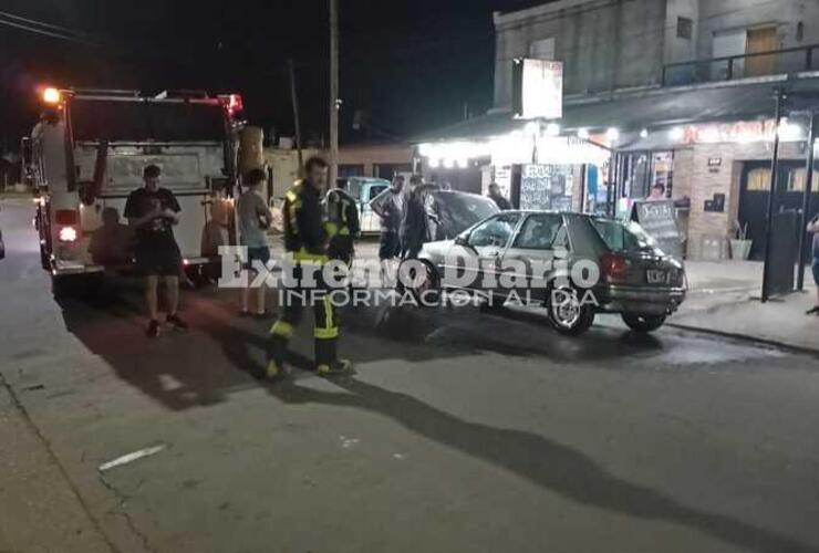 Imagen de Principio de incendio de un coche