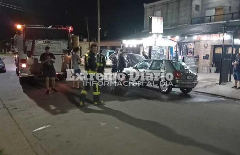 Imagen de Principio de incendio de un coche