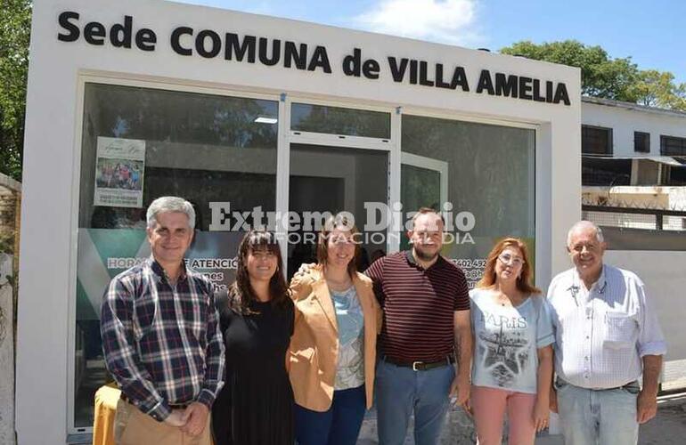 Imagen de Inauguración de la nueva sede comunal de Villa Amelia