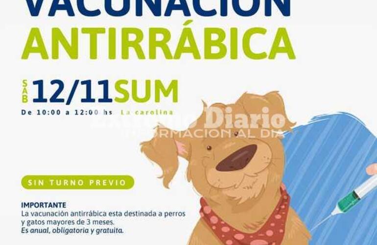 Imagen de Vacunaci&oacute;n antirr&aacute;bica en Alvear