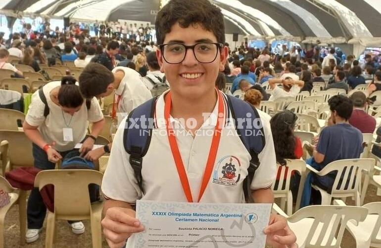 Imagen de Menci&oacute;n especial para Bautista Noriega en las Olimpiadas Matem&aacute;ticas