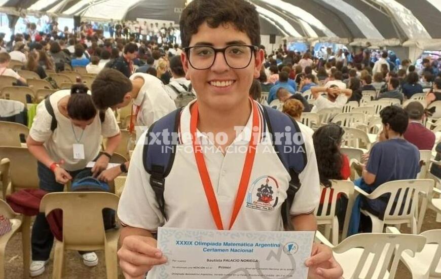 Imagen de Menci&oacute;n especial para Bautista Noriega en las Olimpiadas Matem&aacute;ticas