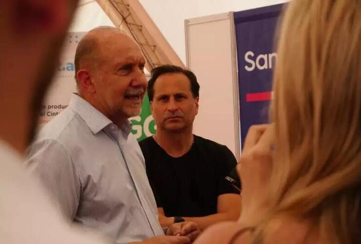 El Gobernador de Santa Fe destacó la gestión del presidente comunal: Con este tipo de visión, la provincia crece.