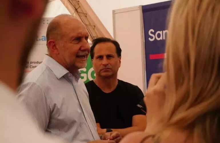 El Gobernador de Santa Fe destacó la gestión del presidente comunal: Con este tipo de visión, la provincia crece.