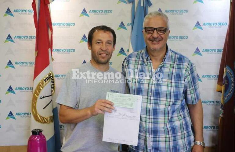 Imagen de Entrega de aportes al Arroyo Seco Athletic Club