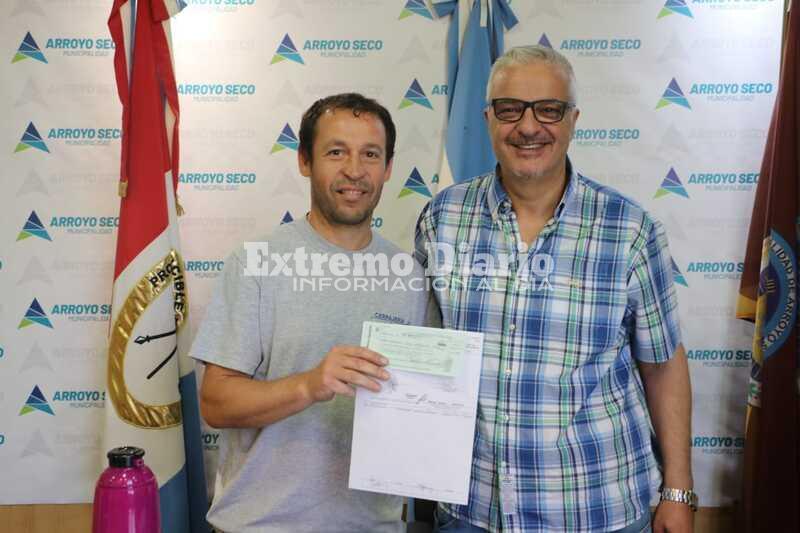 Imagen de Entrega de aportes al Arroyo Seco Athletic Club
