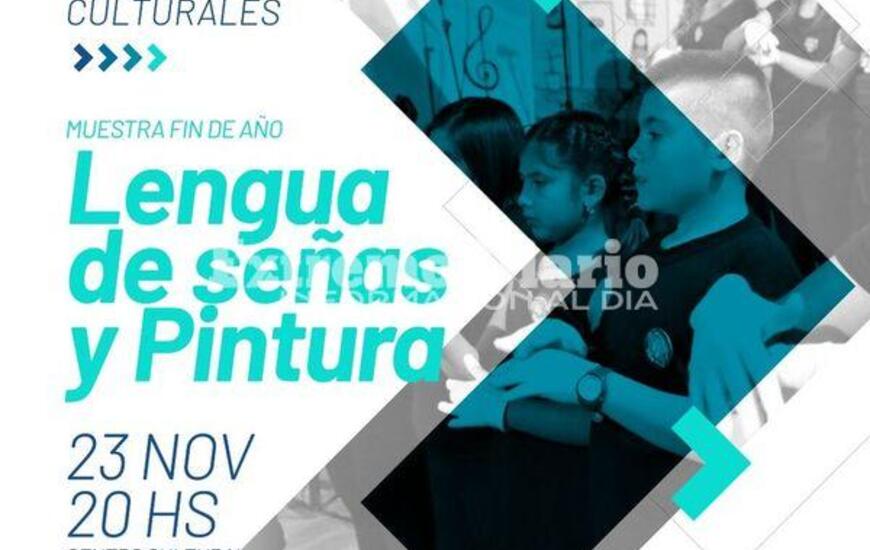 Imagen de Muestra de fin de a&ntilde;o de los talleres de lengua de se&ntilde;as y pintura