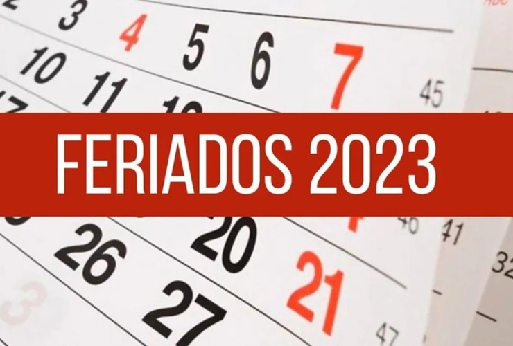 Imagen de Se confirmó el cronograma de feriados para 2023