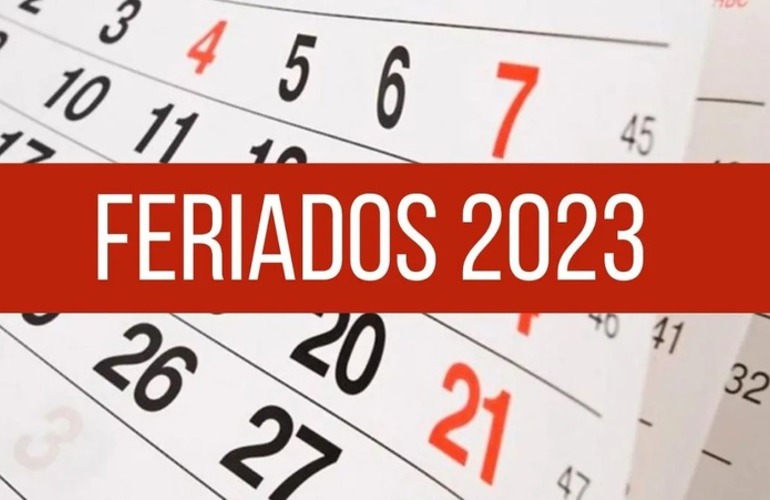 Imagen de Se confirmó el cronograma de feriados para 2023