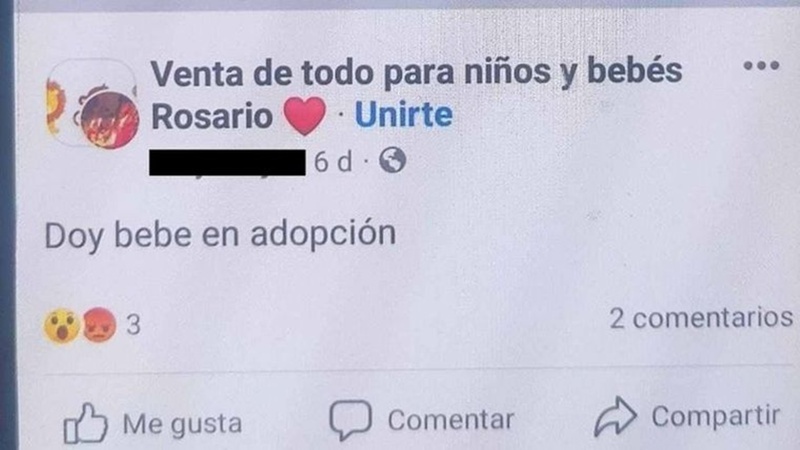 Imagen de Va a juicio un joven por poner a su beb&eacute; en adopci&oacute;n en Facebook