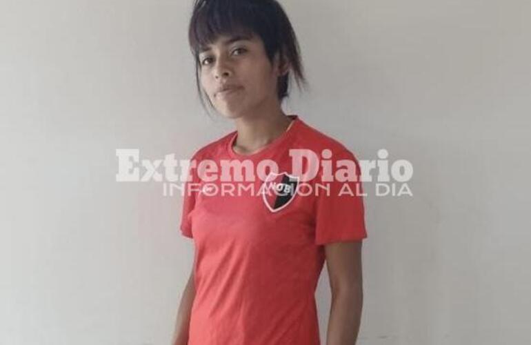 Imagen de Leylen Romero campeona con la Sub 16 de Newells