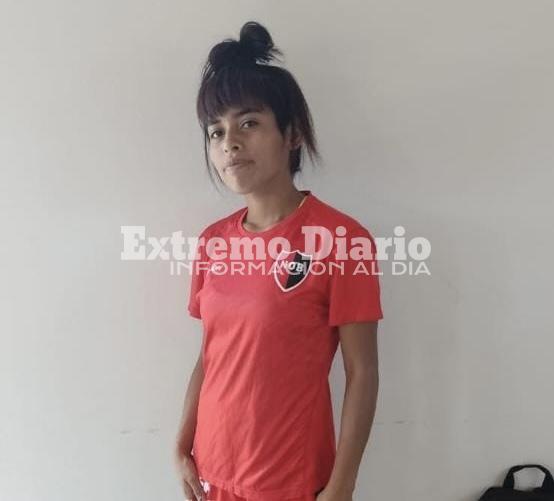 Imagen de Leylen Romero campeona con la Sub 16 de Newell�s