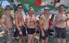 Imagen de Labarra Ol&iacute;mpica presente en el Yaguar&oacute;n de San Nicol&aacute;s