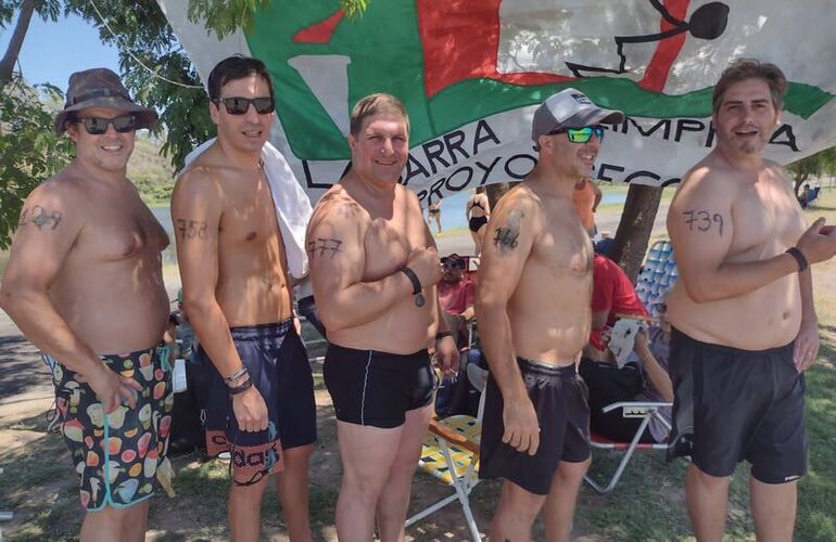 Imagen de Labarra Ol&iacute;mpica presente en el Yaguar&oacute;n de San Nicol&aacute;s