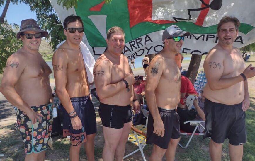Imagen de Labarra Ol&iacute;mpica presente en el Yaguar&oacute;n de San Nicol&aacute;s