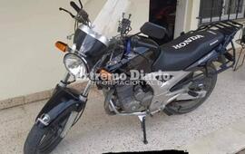 Se comparti&oacute; por redes. La imagen de la moto que se difundi&oacute; tras el robo.