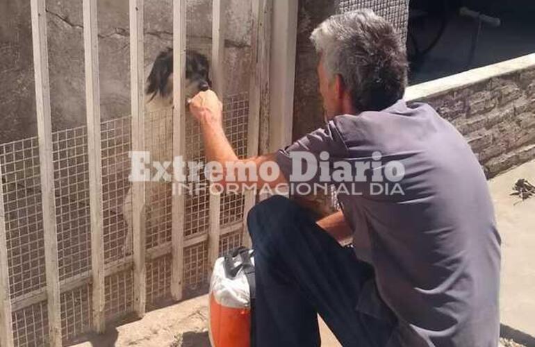 Imagen de Vacunación antirrábica en el barrio Azul de Fighiera