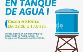 Imagen de Corte de agua programado en Alvear