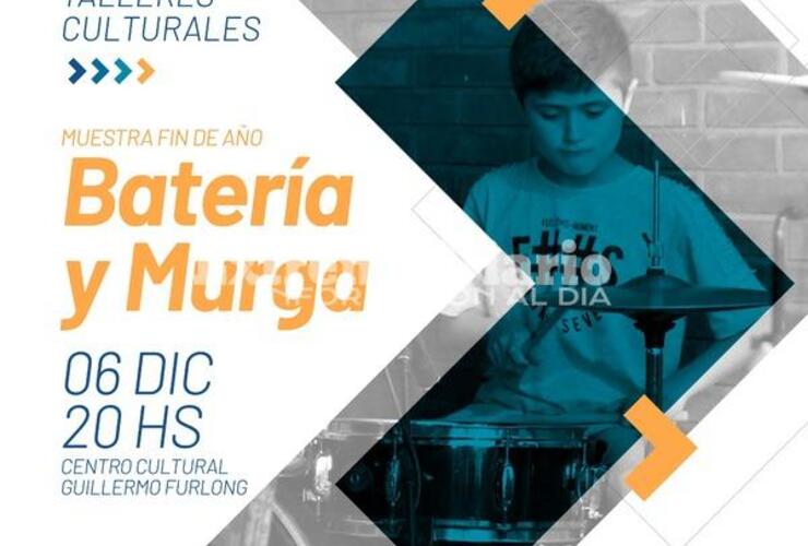 Imagen de Talleres Culturales: Muestra de fin de año de batería y murga