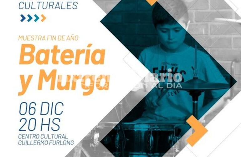 Imagen de Talleres Culturales: Muestra de fin de año de batería y murga