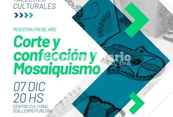 Imagen de Talleres culturales: Muestra de fin de año de corte y confección y mosaiquismo