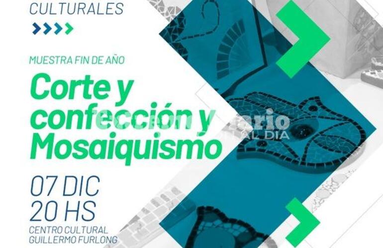 Imagen de Talleres culturales: Muestra de fin de año de corte y confección y mosaiquismo