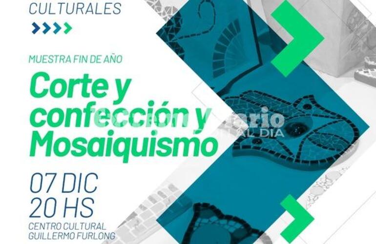 Imagen de Talleres culturales: Muestra de fin de año de corte y confección y mosaiquismo