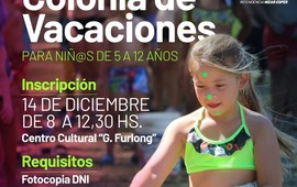 Imagen de Colonia de Vacaciones: Apertura de inscripciones