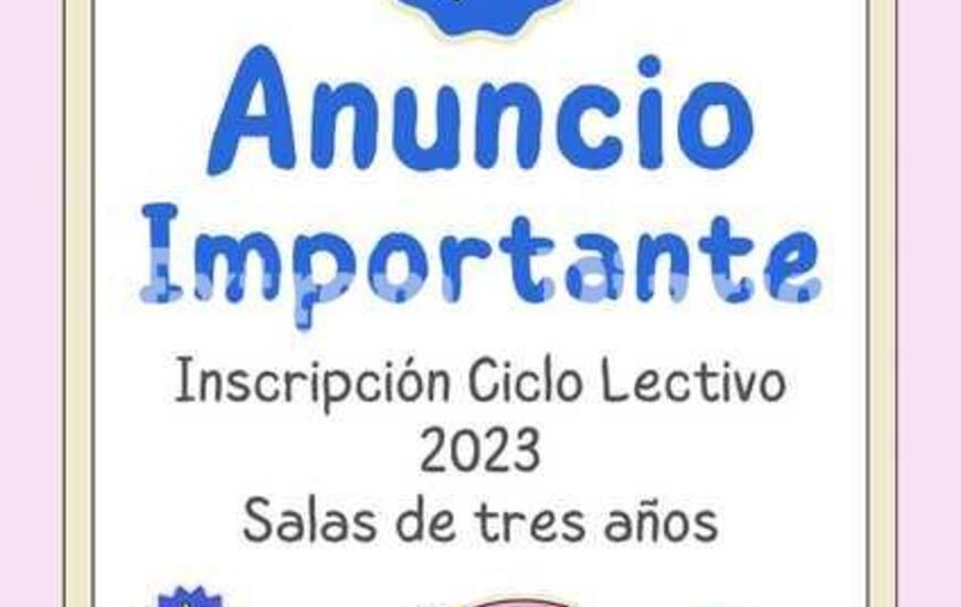 Imagen de Jard&iacute;n "Pajaritos a Volar": Inscripci&oacute;n al ciclo lectivo 2023