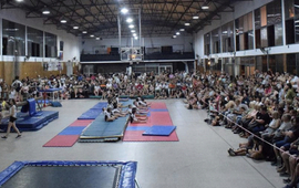 Imagen de La Gimnasia Art&iacute;stica de Uni&oacute;n, realiz&oacute; su Gala de fin de a&ntilde;o.
