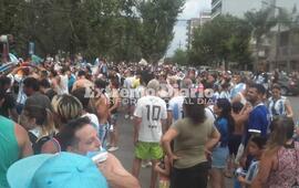 Imagen de La euforia argentina tambi&eacute;n se vivi&oacute; en Arroyo Seco