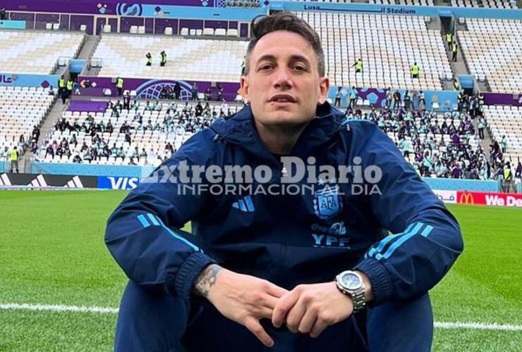 Imagen de Por decisi&oacute;n de la FIFA, Momo no ser&aacute; m&aacute;s la voz del estadio en los partidos de Argentina en Qatar 2022