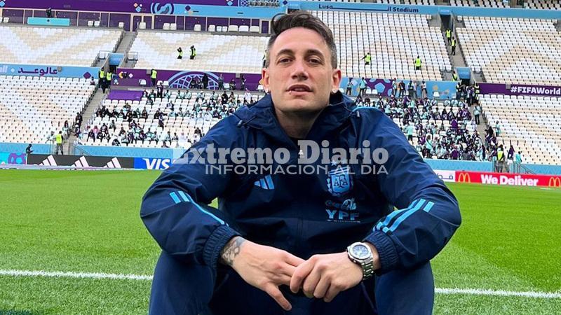Imagen de Por decisi&oacute;n de la FIFA, Momo no ser&aacute; m&aacute;s la voz del estadio en los partidos de Argentina en Qatar 2022