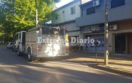 Imagen de Principio de incendio en una vivienda en Mansueto Maiorano al 600