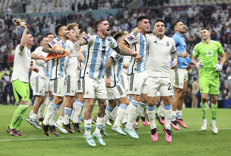 Imagen de Argentina le ganó 3 a 0 a Croacia y es finalista del Mundial Qatar 2022.