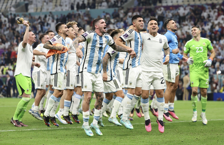 Imagen de Argentina le gan&oacute; 3 a 0 a Croacia y es finalista del Mundial Qatar 2022.