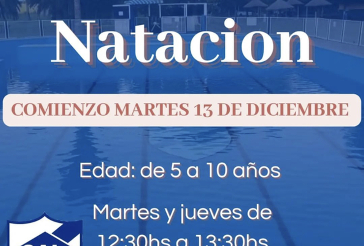 Imagen de Iniciaron las clases de natación en Libertad de General Lagos.