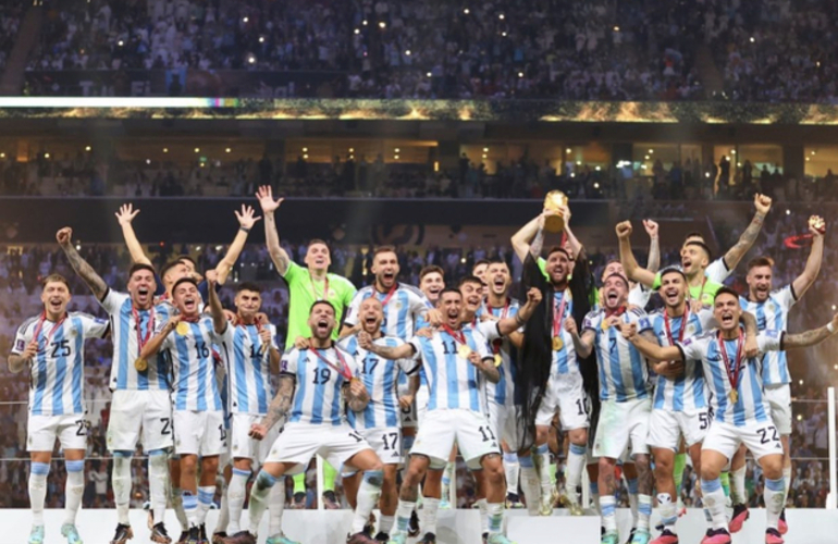 Imagen de ARGENTINA Campe&oacute;n del Mundo en Qatar 2022.
