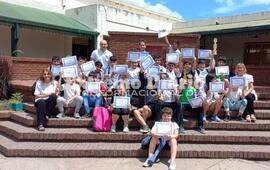 Imagen de Bautista Concetti y Tom&aacute;s Carbonetta, ganadores del torneo de ajedrez de la escuela Fiscal