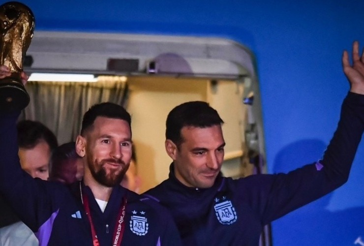 Imagen de Los campeones del mundo ya están en Argentina