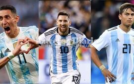 Imagen de Los campeones en Rosario: Messi, Di Mar&iacute;a y Dybala llegaron al aeropuerto de Fisherton