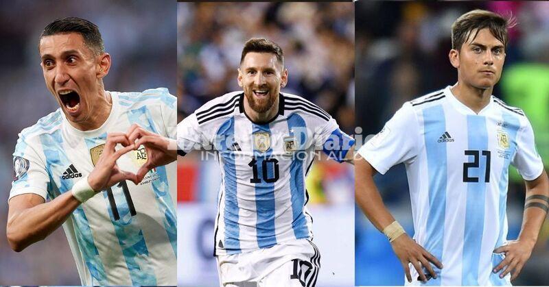 Imagen de Los campeones en Rosario: Messi, Di Mar&iacute;a y Dybala llegaron al aeropuerto de Fisherton